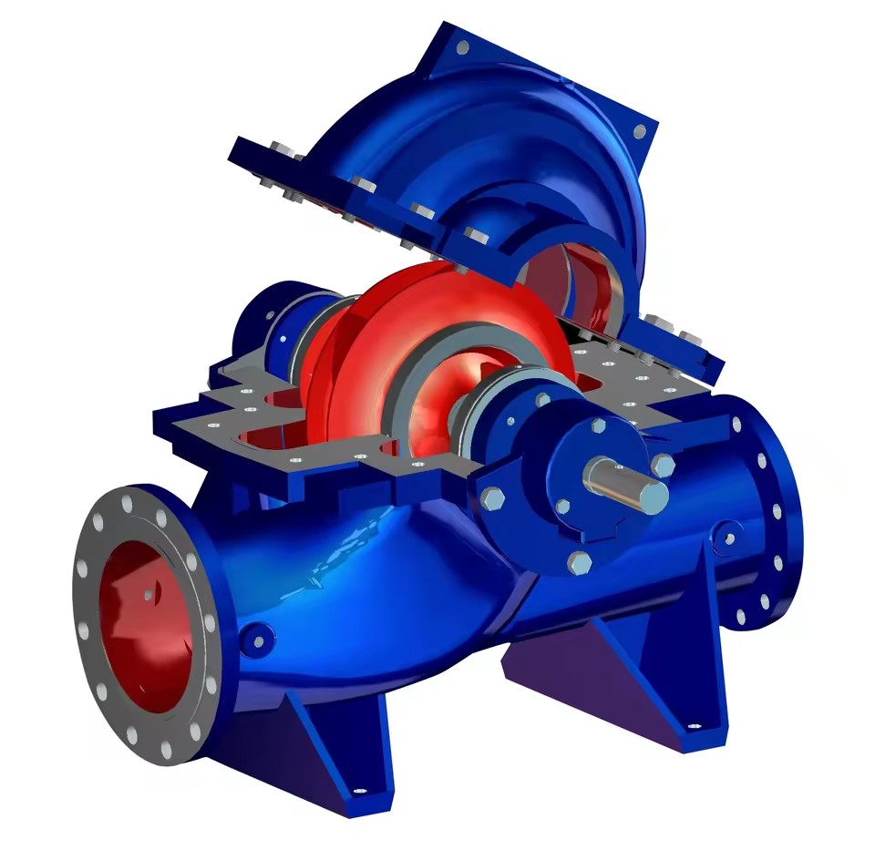Double Suction Pump Impeller SLOW200-530 Compatible with HT QT 2CR13 304 Etc Pump Parts