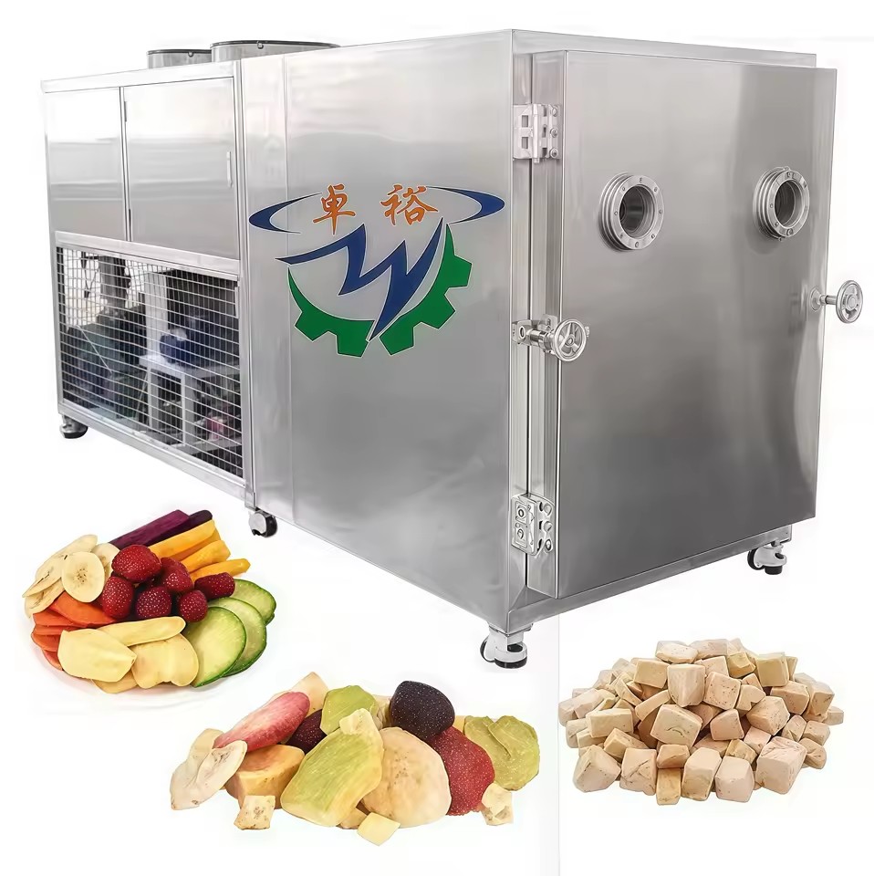 Industrial Stainless Steel Vacuum Freeze Dryer Drying Machine with CE Certification High Efficiency Energy Saving