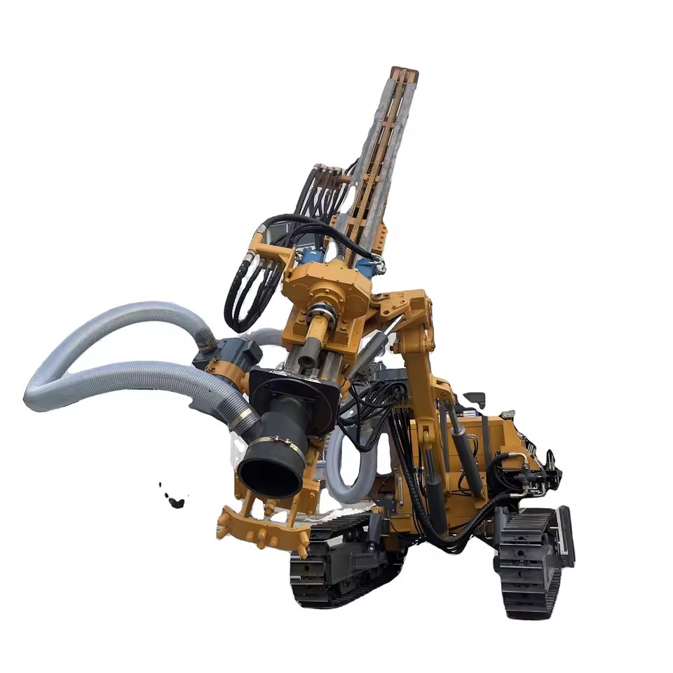 Split Open-pit Downhole Rotary Drill Gold Drilling Mining Machine Small Mine Drilling Rig Diesel Engine 220V Max 50m Depth
