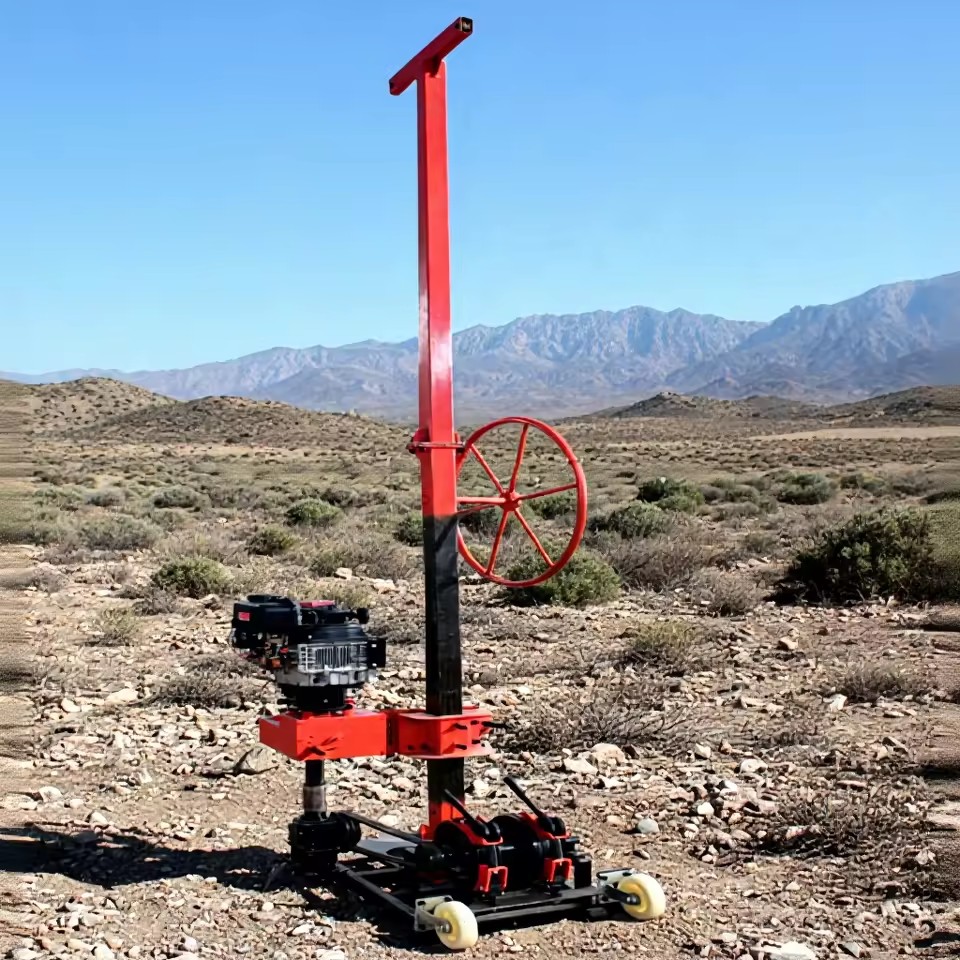 Small Mine Drilling Rig Portable Core Drilling Rig for 50m SPT Soil Investigation Projects