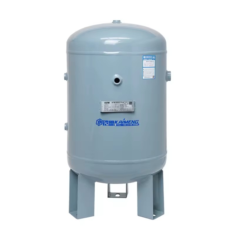 High Pressure 1.3MPa Design Pressure 80L Carbon Steel Powder Coated Vertical Compressed Air Storage Tank Industrial Use
