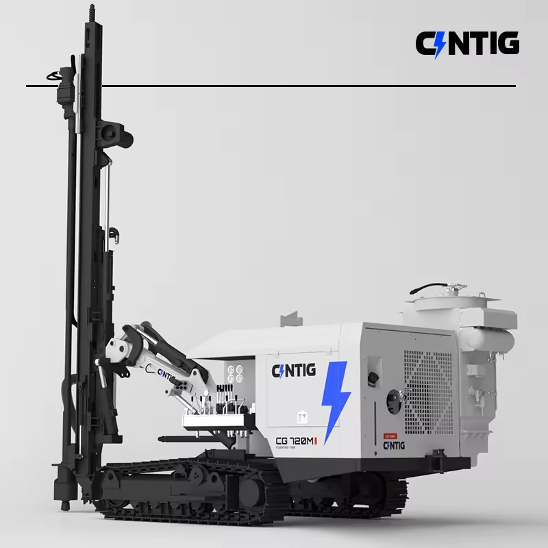CINTIG KC710 DTH Drill Rig for Coal Mine Blasting, Drilling Dense 90-115mm Holes in Open-Pit Operations with High Performance