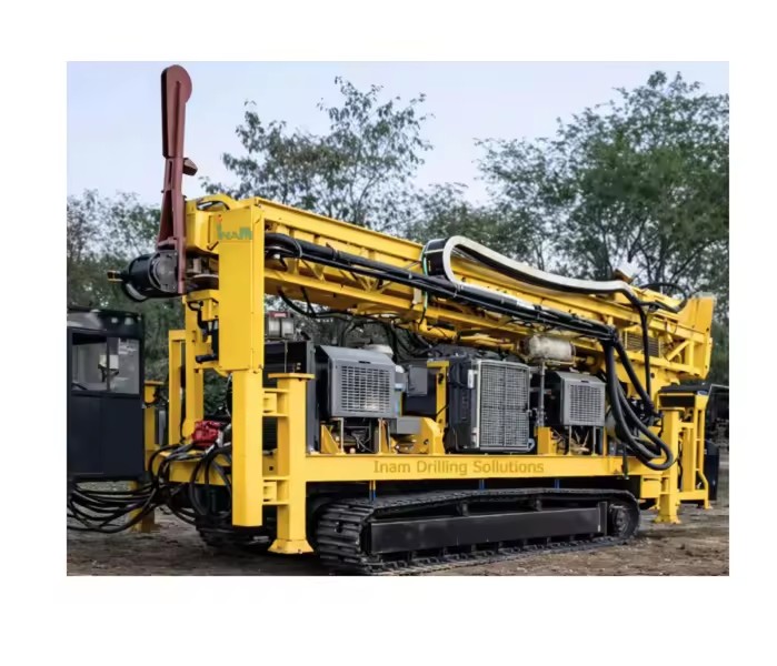 High Precision RC Drill Rig with Automatic Dust Collection Safety Remote Control Designed for Mining Quarry Groundwater Drilling