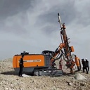 Zhigao ZGYX 454 Integrated Open Pit DTH Hydraulic Surface Gold Mine Drilling Rig 115-152 mm