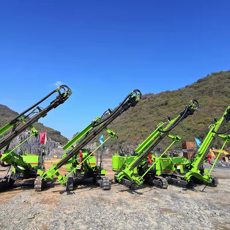 KS368 High Quality Hydraulic DTH Drill Rig 100m Depth Blast Hole Drilling Machine for Coal Mining Quarry & Construction