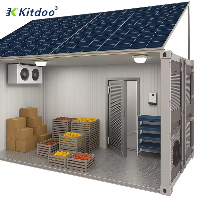 Solar-powered Modular Solar Walk-in Cold Room with Copeland Compressor Engine Eco-Friendly Low Noise Energy Saving Air-Cooler
