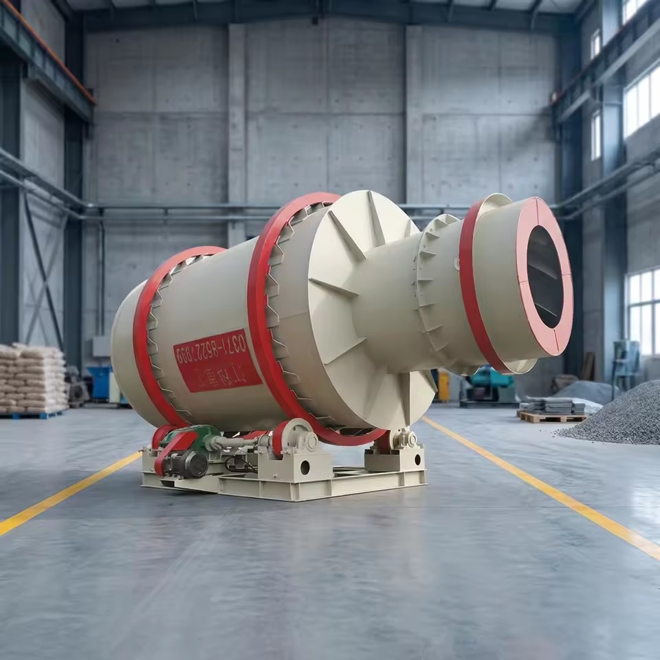 1T/H Industrial Sand Dryer Popular Model for Small Quarries and Construction Companies Uniform Heating Sand Dryer