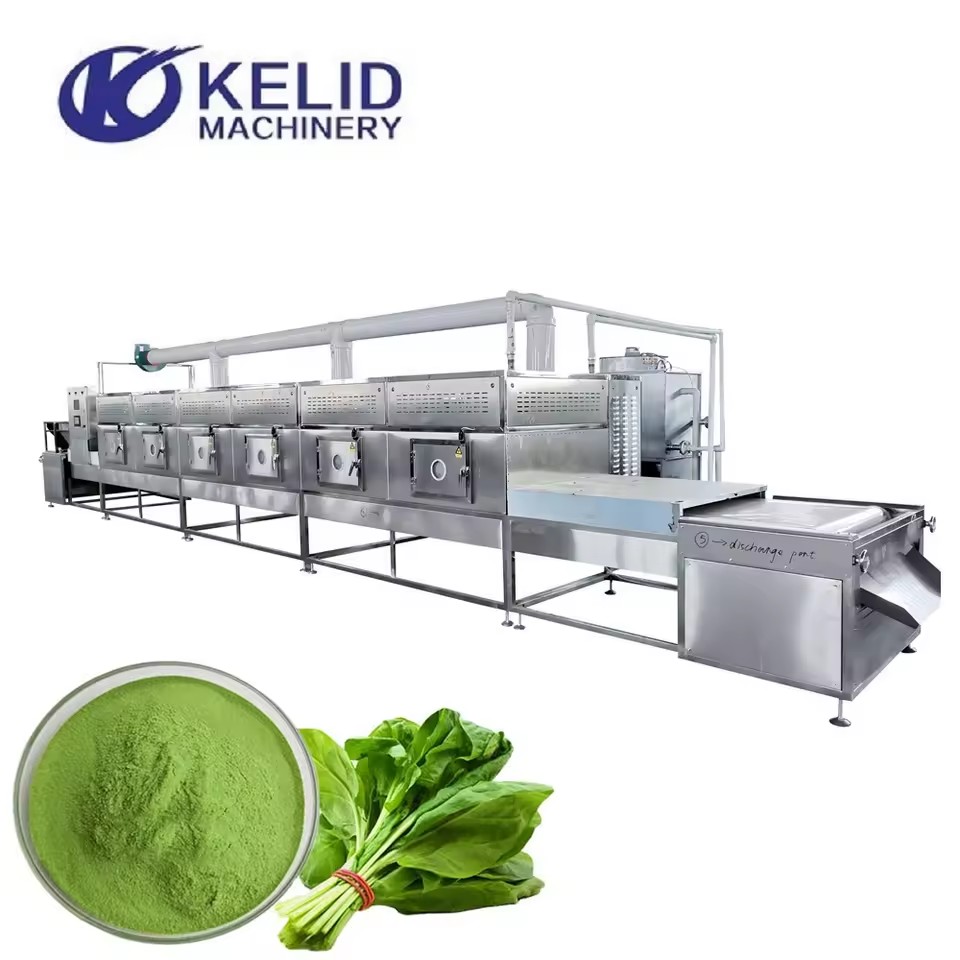 Industrial Continuous Microwave Drying and Sterilization Equipment for Nutritional Powder