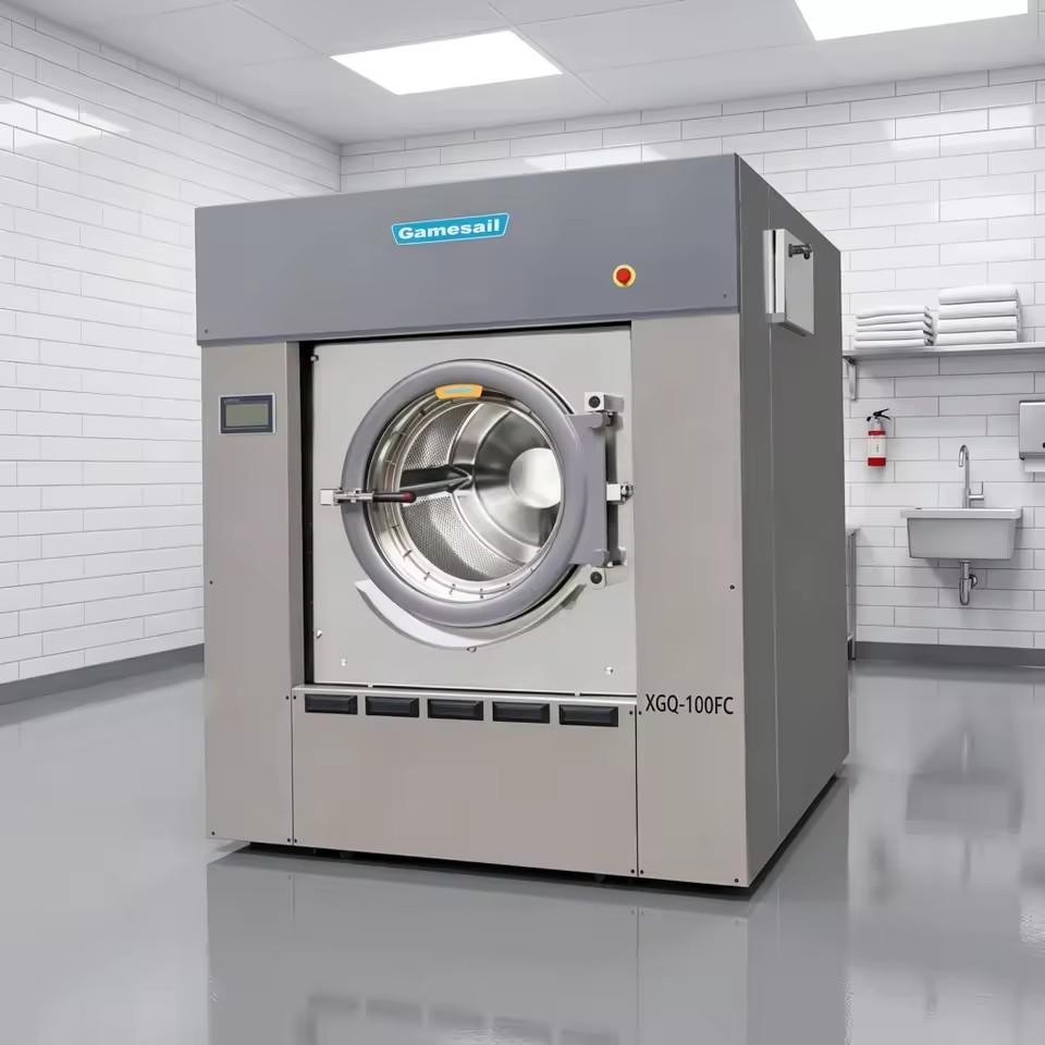 Industrial Fully Automatic Laundry Commercial Washing Machine Stainless Steel Equipment Prices Washer Extractor Factory