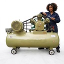 Energy Saving Belt Driven Piston Air Compressor Motor 0.25-2.0m/min 8-30Bar CE ISO Factory Direct Industrial Heavy Duty