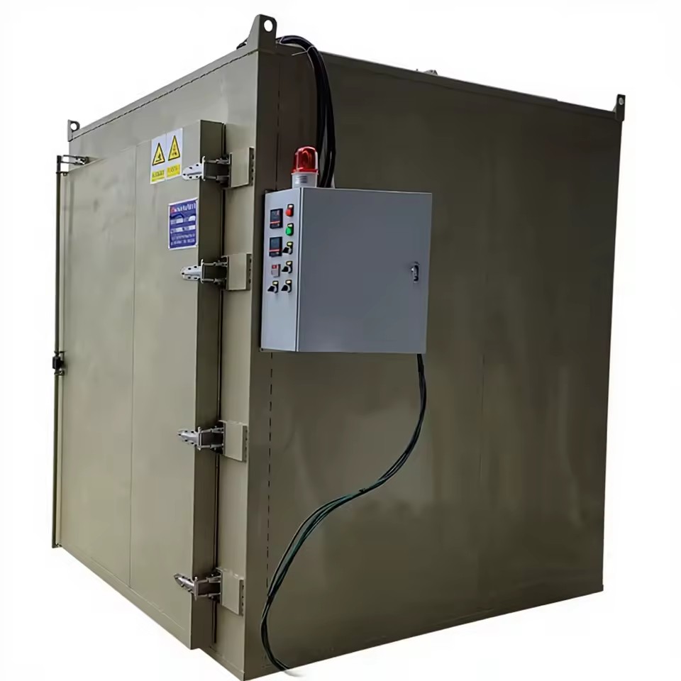 High Efficiency Stainless Steel Industrial Drying Oven Forced Air Flow Self Regulated Electric Heating Box Engine Module Curing
