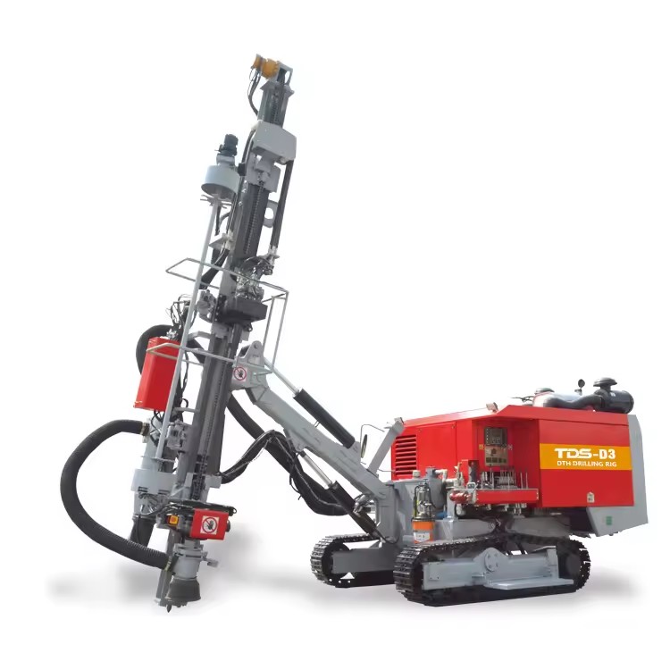 D3 DTH Hydraulic Drilling Rig Mining Blasthole Integrated Dth Drill Rig Machine Crawler Surface Dth Drill Rig Machine
