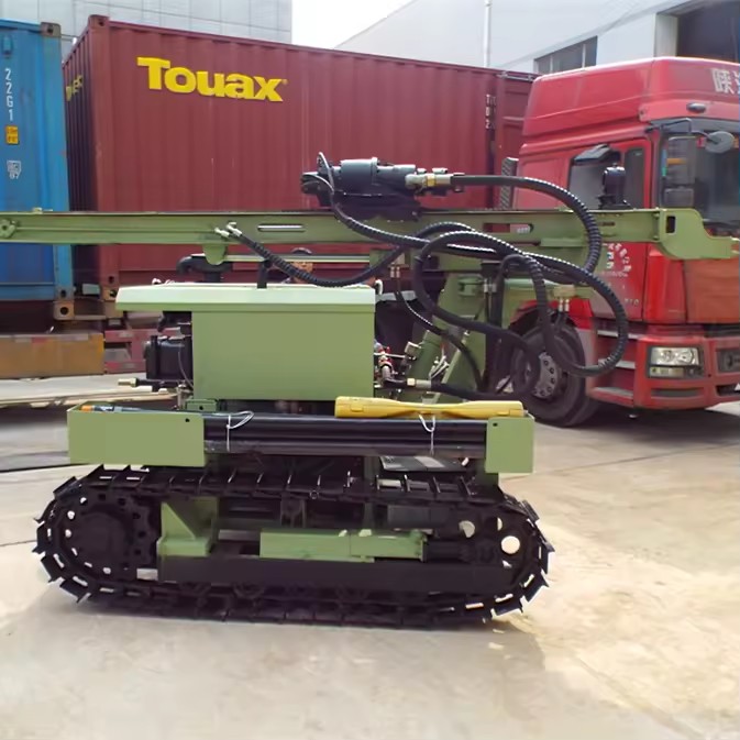 Crawler Mounted Hydraulic Down the Hole Gold Mining Coal Mining Drilling Rig D100YA2-2