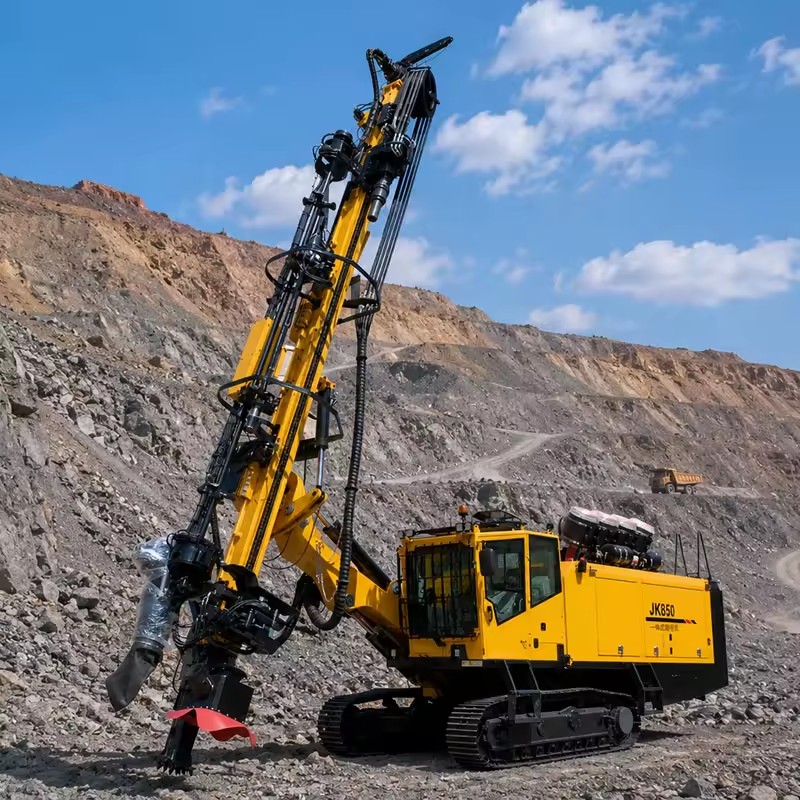 High Safety Level Deep Diesel Hydraulic Borehole Drilling Rigs 165-235mm Drill Diameter Mining Drilling Rig Machines 30m Depth