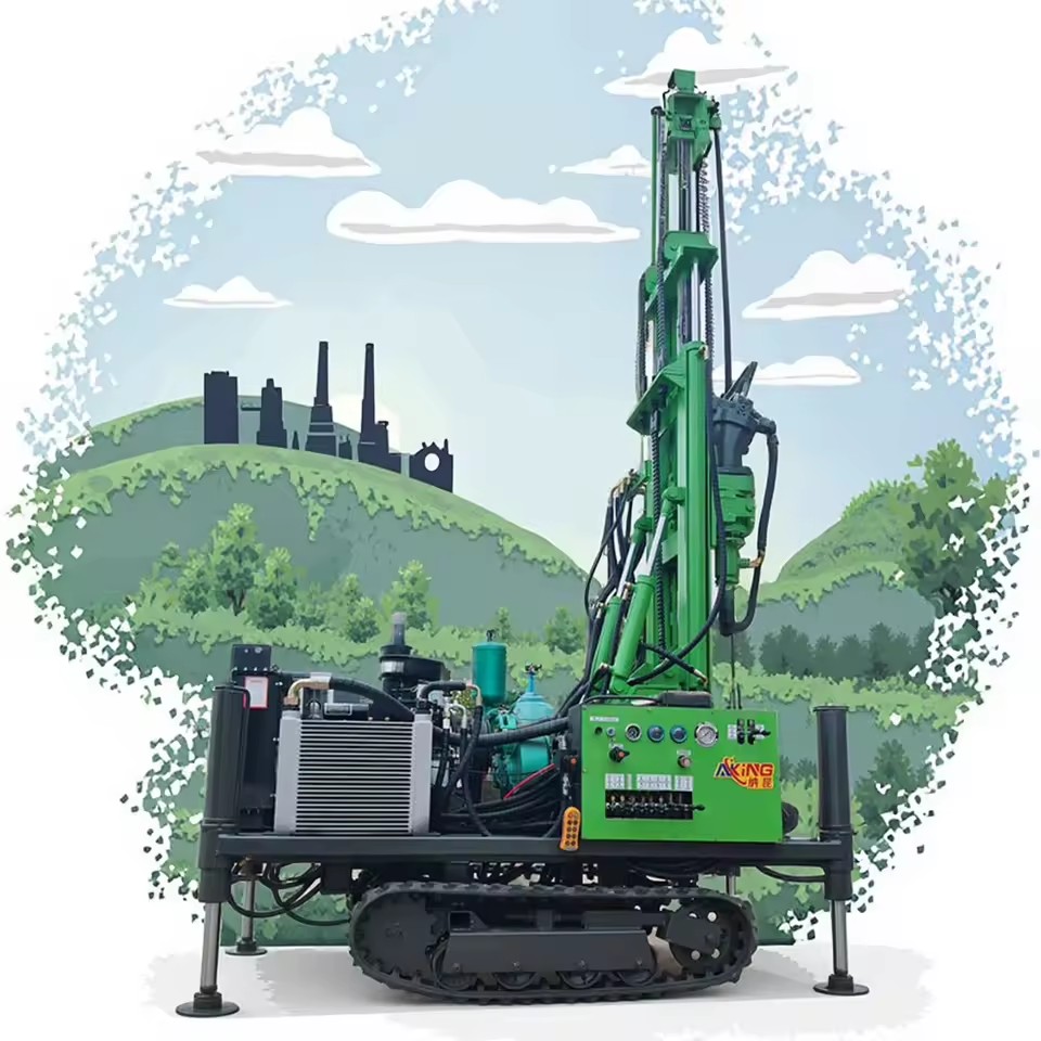 230M Depth Borehole Drilling Machine for Sale Mining Water Well Drilling Rig