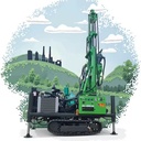 230M Depth Borehole Drilling Machine for Sale Mining Water Well Drilling Rig