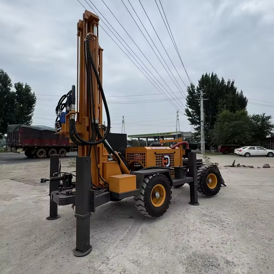 New 2025 Water Well Drilling Rig Machine 200m Hydraulic Mine Drilling Rigs Hole Borehole Drill Machines for Sale