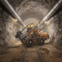 Long-durable Underground Mine Circular Down the Hole Drilling Rig 25.5Kw High-power Drilling Rig