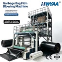 HWYAA High Precision PE Blown Film Extruder Energy Saving LDPE LLDPE HDPE Plastic Garbage Bag Making Film Blowing Machine