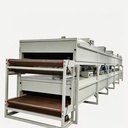 Double Layer PTFE Mesh Belt Tunnel Drying Oven Conveyor Belt Infrared Tunnel Furnace Industrial Continuous Dryer Line