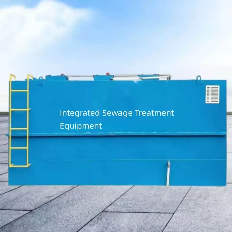 Integrated Wastewater Treatment System, FRP Rural Domestic Wastewater Treatment Plant, Environmental Protection All-in-One Unit