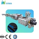 Large Diameter 200mm to 800mm HDPE Double Wall Corrugated Pipe Making Machine with Single-screw PLC Control Motor & Bearing