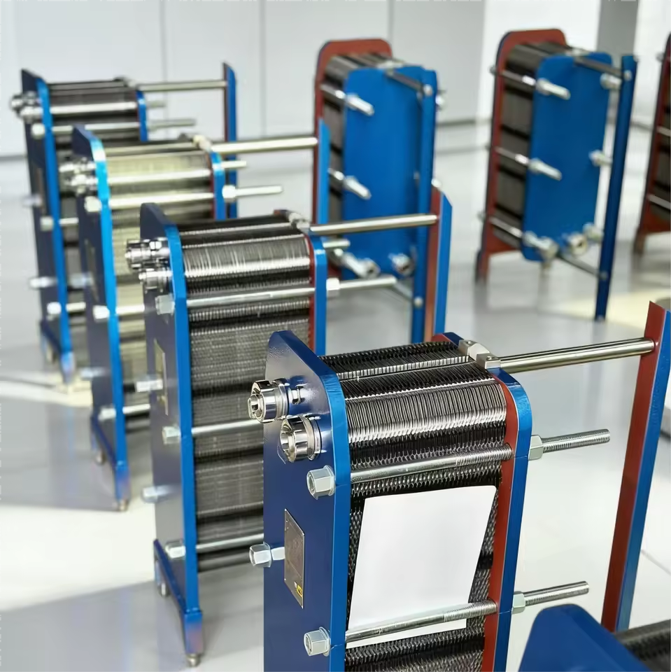 Semi-Welded Stainless Steel Plate Heat Exchanger SS304/SS316 35 3.0MPa Brand Union/Flange Connection 1 Year Warranty
