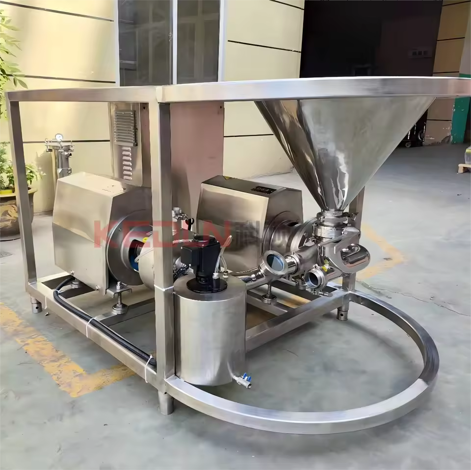 Customizable Solid Liquid Mixer In-Line Powder Liquid and Water Emulsifying Machine OEM Supported