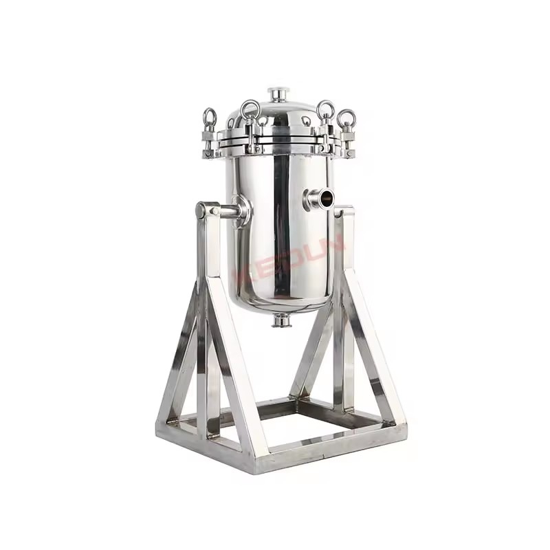 Titanium Rod Filter 304/316L Stainless Steel Purification Function Flange Connection Industrial Filtration Systems 1 Year
