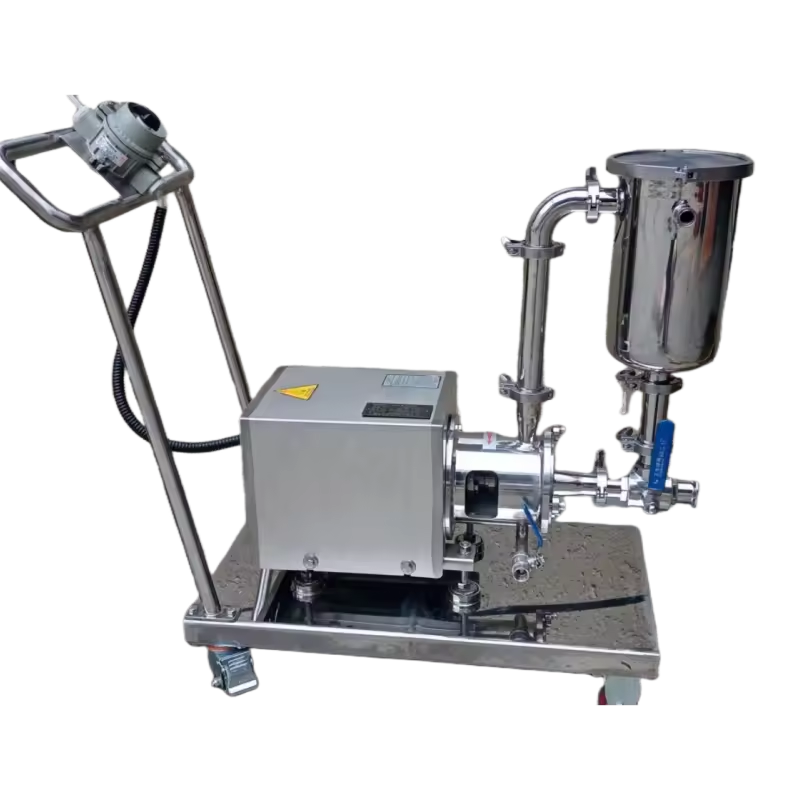 High Speed Stainless Steel Shear Mixing Homogenizing Emulsion Machine with Motor for Milk/Liquid/Powder Customizable Capacity