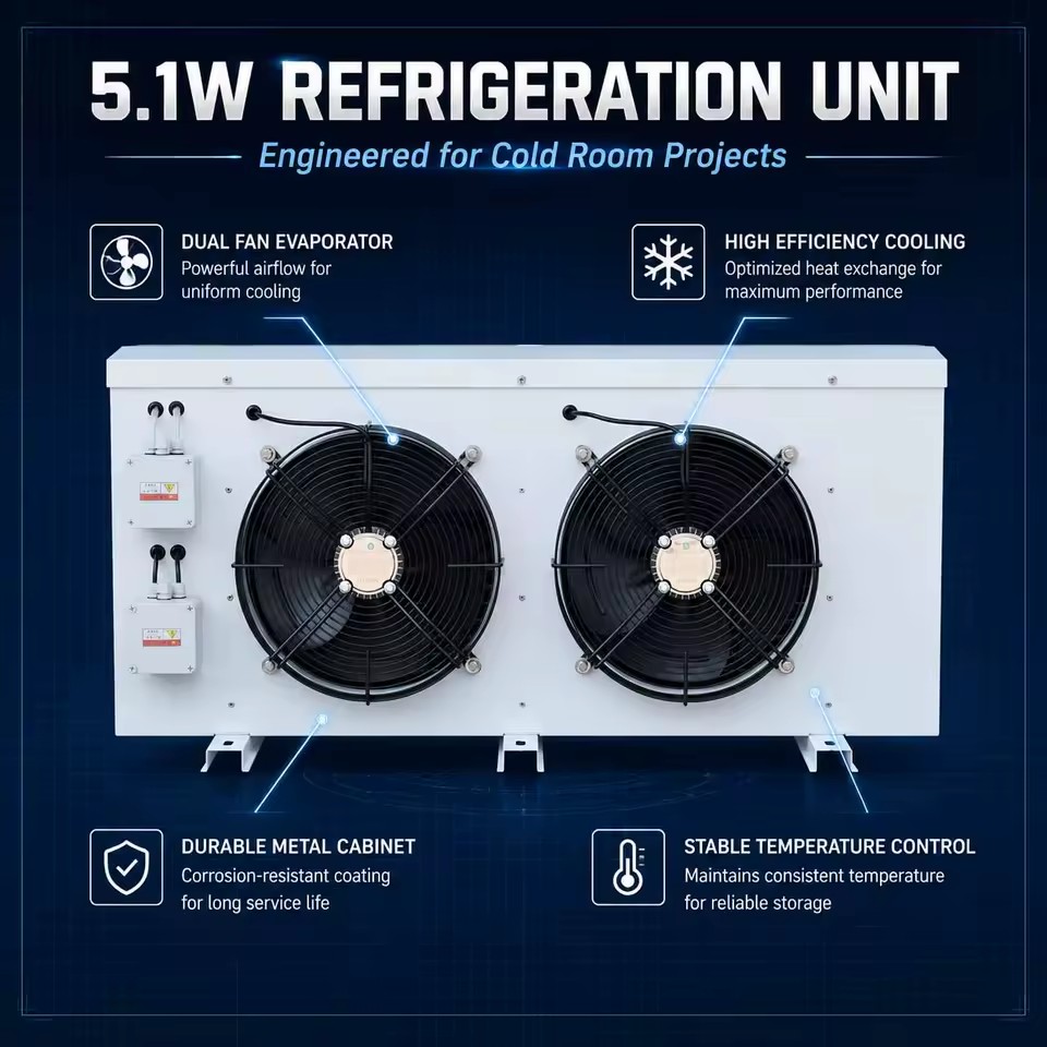 Variable Frequency Split Refrigeration Condensing Unit for Cold Room