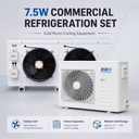 High Efficiency Low Temp DC Inverter Commercial Refrigeration Condensing Unit