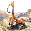 Heavy-duty Hydraulic Crawler-type Diesel-Powered Drilling Rig for Rock Quarrying Gold Mine Blasting Holes High Efficiency