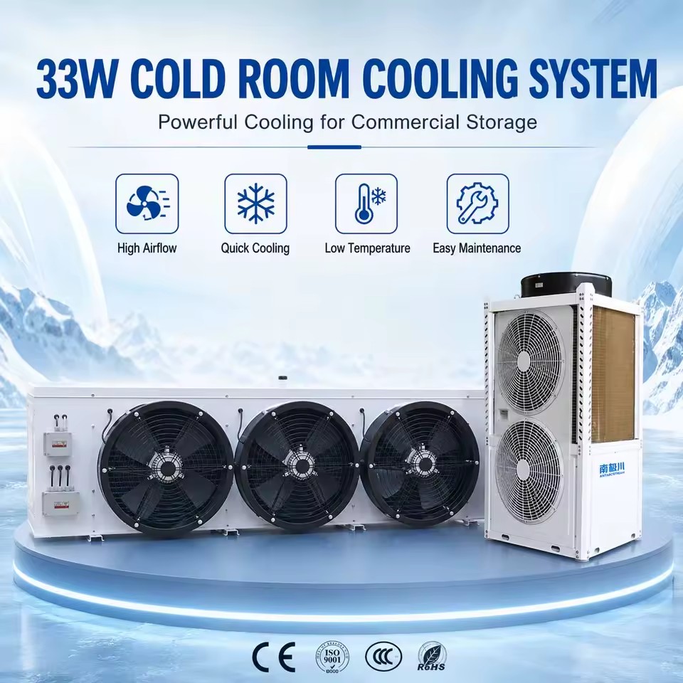Cold Room Evaporator Unit Air Cooler Condenser Coil Refrigeration System Blast Freezer Cooling Equipment