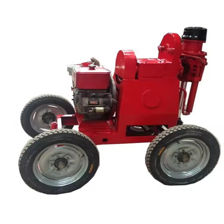 Gold Mine Electric Rotary Drilling Rig with Coal Mining Use Max 200m Drilling Depth