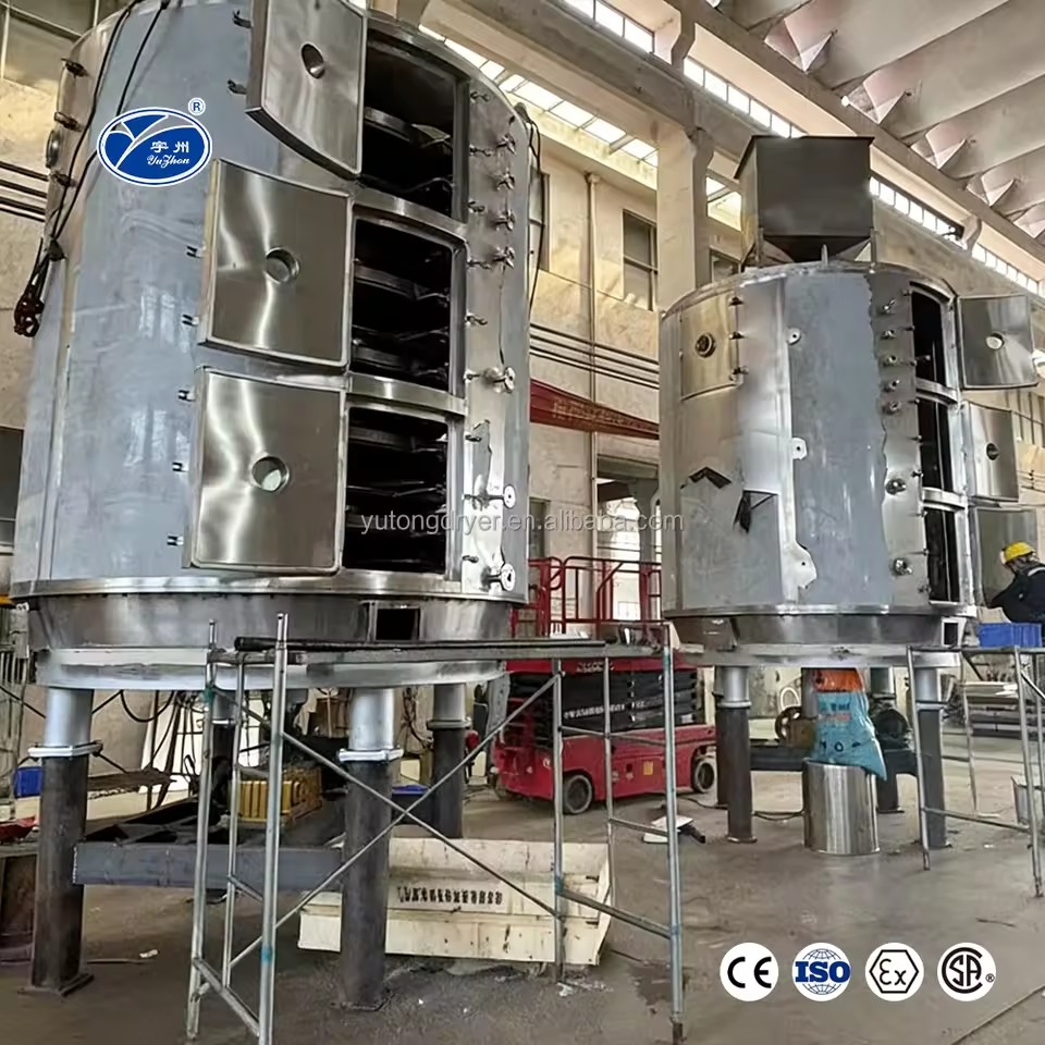 Manufacturer PLG High Efficiency Continuous Disc Plate Dryer Continuous Waste Salt Treatment Disc Dryer Machine
