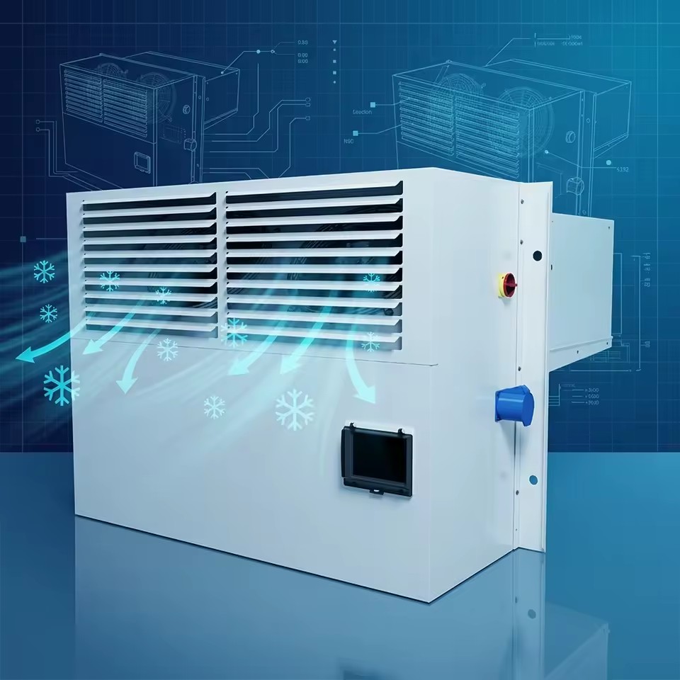 Professional 1.1kw Energy Saving Wall-Mounted Monoblock Automatic Refrigeration Unit Motor for Compressor Hot Gas Defrost