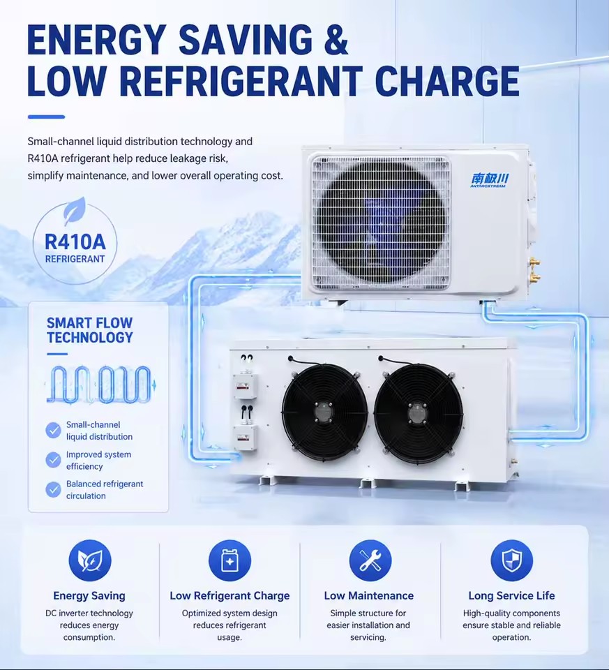Factory Cold Storage Freezing Blast Freezer Room for Potato Meat Fish Chicken Seafood with Refrigeration Unit