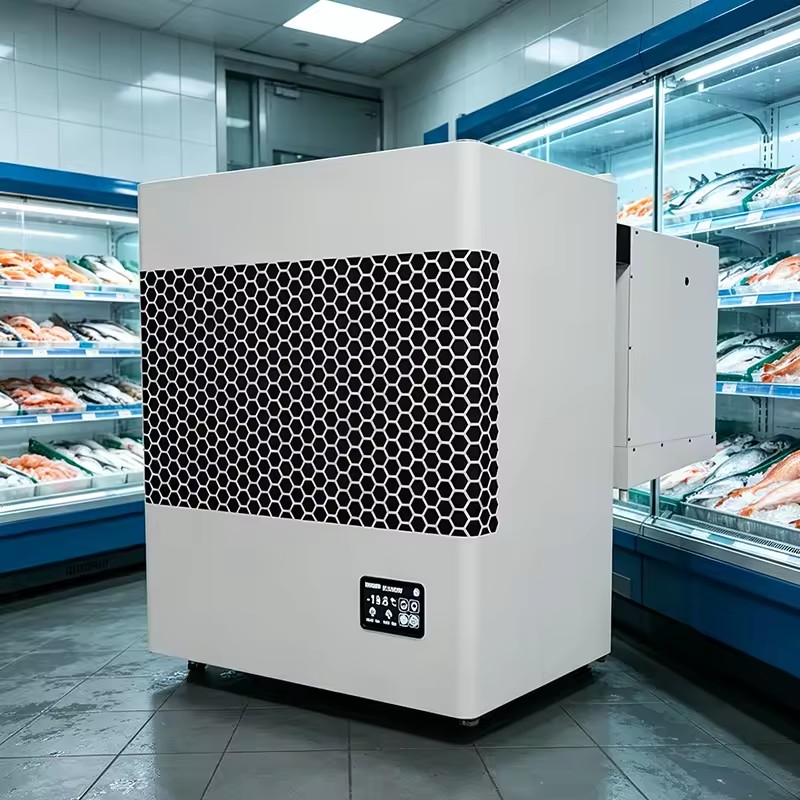 CE Certified Energy Saving High Efficiency 4HP 4200W Wall-Mounted All-in-One Refrigeration Room Integrated Condensing Unit Motor