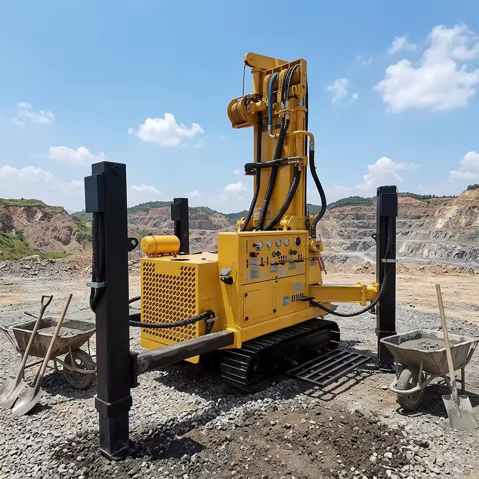 Mining & Agriculture 260m Hydraulic Crawler Water Well Drilling Rig 76kW Power 105-273mm Bore for Deep Borehole Projects