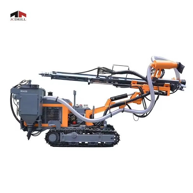 Portable Pneumatic DTH Drilling Rig Kaishan KG610 Small Rotary Borehole Drill Rig Machine for Mining Rock Drilling
