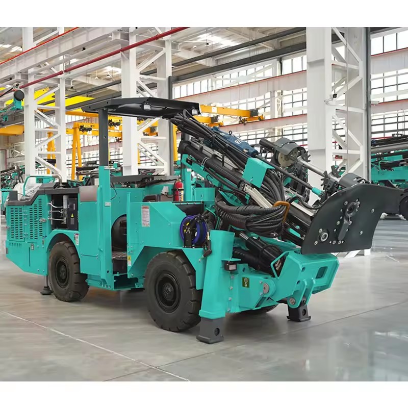 Underground Hydraulic Mining Drill Rig Designed for Medium and Deep Hole Production Drilling in Hard Rock Mines