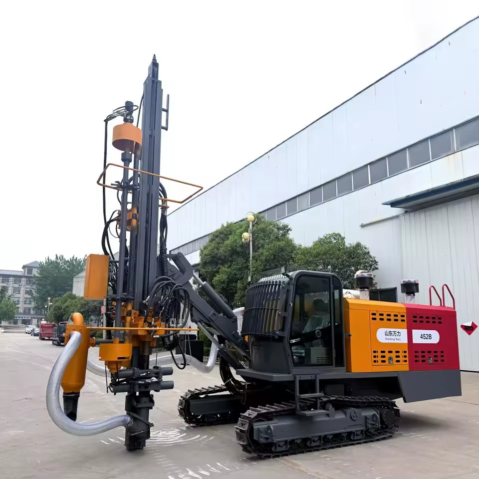 Crawler DTH Drilling Rig For Open Pit Mining Rock Blasting Quarry Stone Excavation Down The Hole Drill Rig