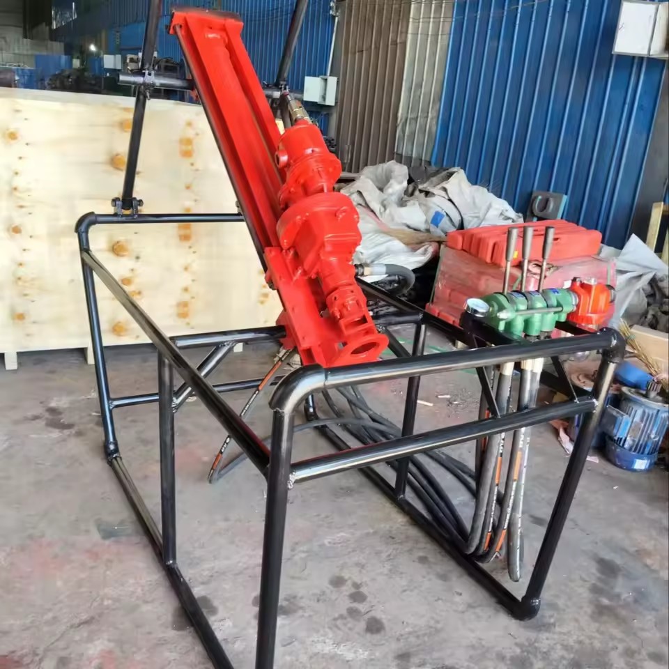 Manufacturer Custom 20m Drilling Depth Efficient Stable Powerful Open Pit Mine Surface Gearbox Drilling Rig High Lifting Force