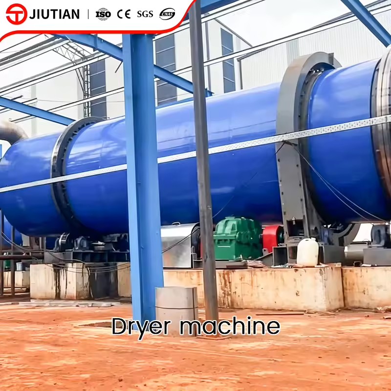 High Efficiency Biomass Rotary Drum Dryer for Wood Chips Wood Sawdust Drying Machine Factory Price