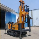 Mine Borehole Drilling Rig 200m Portable Wheeled Drilling Rig diesel Hydraulic Water Well Drilling Rig