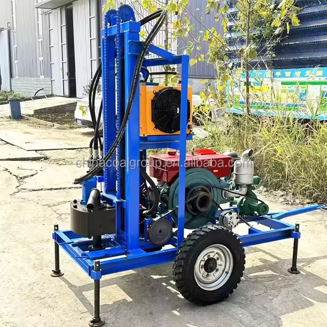 Portable Small 100m 150m 180m 200m Portable Mine Drilling Rig Water Well Drilling Rig for Sale Wells Drilling Machine