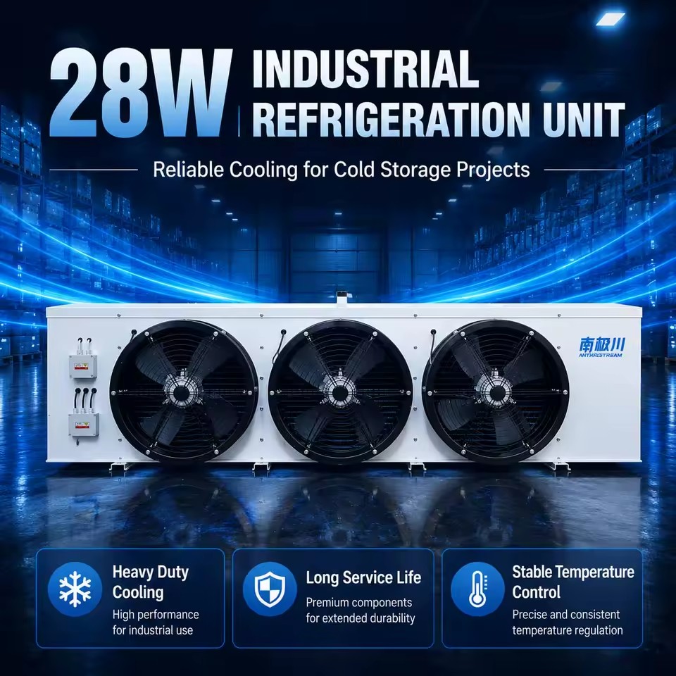 High Efficiency Scroll Compressor R410A Air Cooled Refrigeration Condensing Unit Energy Saving for Cold Storage Rooms Industrial