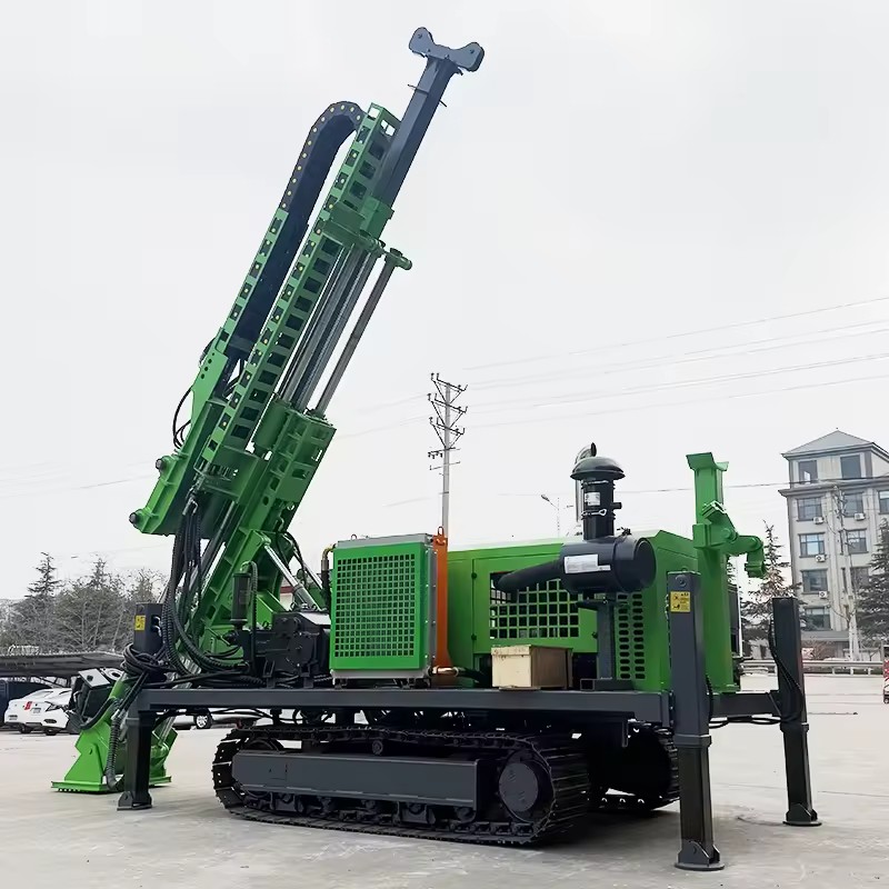 High Power Drilling Rig 800m Mining Gold Drill Full Hydraulic Crawler Mounted Surface Core Drilling Rig