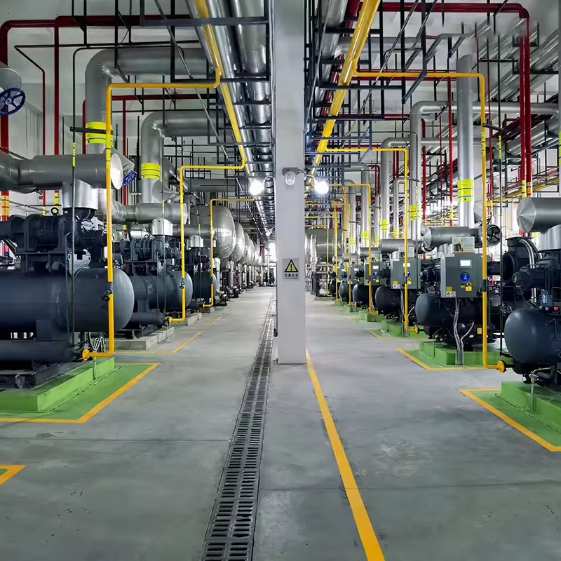 High Efficiency Large Capacity Industrial Compressor Unit Ammonia Refrigeration System with Pump Gear Core Components